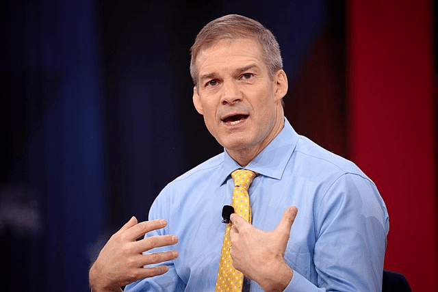 Jim Jordan indoors speaking.
